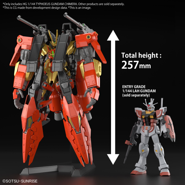 BANDAI Hobby HG 1/144 Typhoeus Gundam Chimera(4573102657251)(4573102657251)