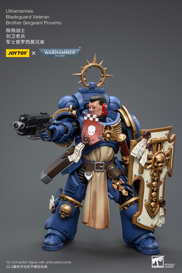 Joy Toy Ultramarines Bladeguard VeteranBrother Sergeant Proximo(6973130372337)(6973130372337)