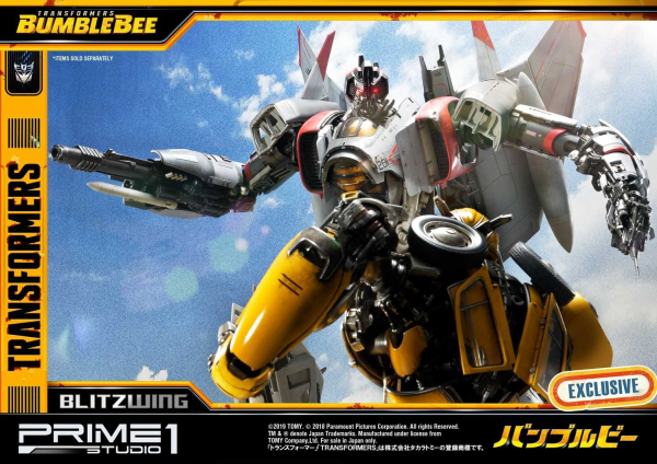 Prime 1 Studio Museum Masterline Transformers: Bumblebee (Film) Blitzwing EX Version(4562471908088)(4562471908088)