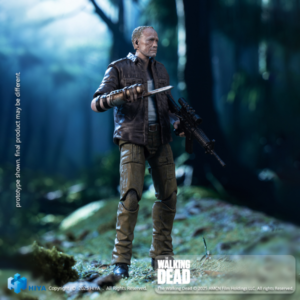 HIYA TOYS Exquisite Mini Series 1/18 Scale 4 Inch The Walking Dead Merle Action Figure(6957534204692)(6957534204692)