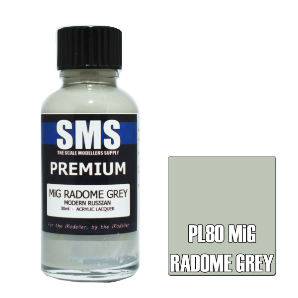 The Scale Modellers Supply (SMS) Premium MiG RADOME GREY (MODERN RUSSIAN) 30ml | 707959822331