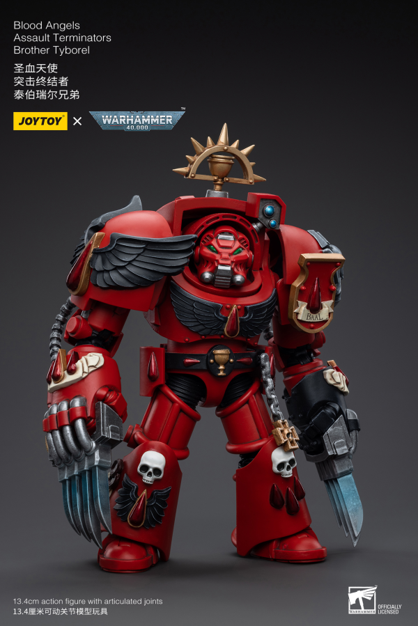 Joy Toy Blood Angels Assault Terminators Brother Tybore(6973130375529)(6973130375529)
