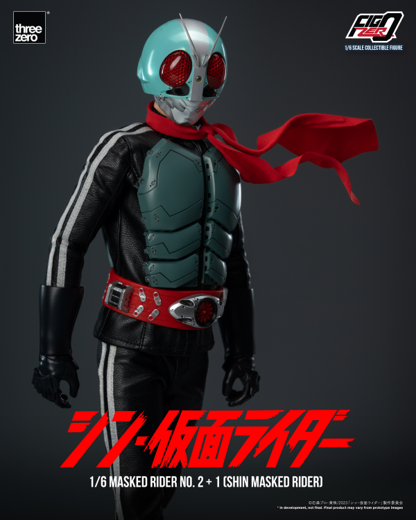 threezero SHIN MASKED RIDER - FigZero 1/6 Masked Rider No.2+1 (SHIN MASKED RIDER)(4895250812376)(4895250812376)