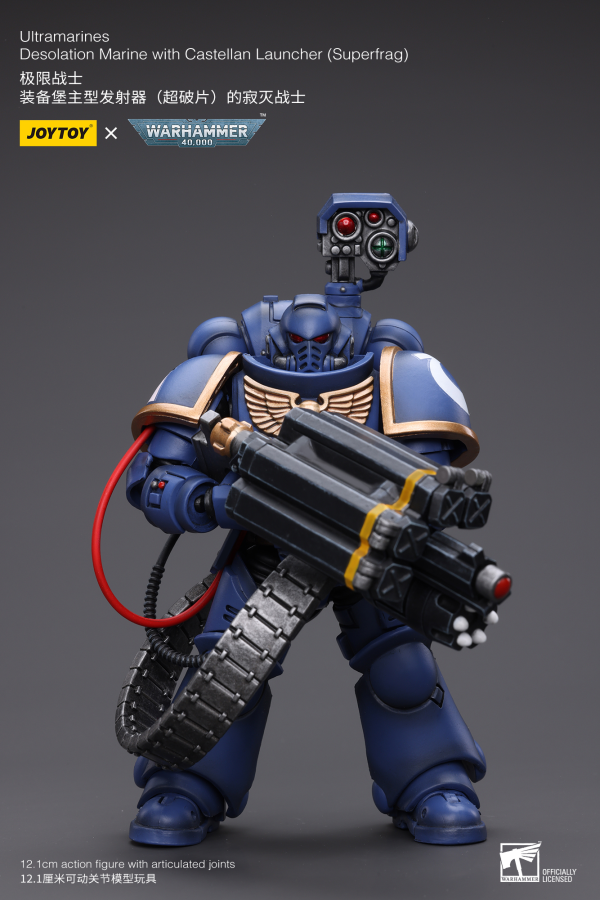 Joy Toy Ultramarines Desolation Marine with Castellan Launcher (Superfrag)(6973130378827)(6973130378827)