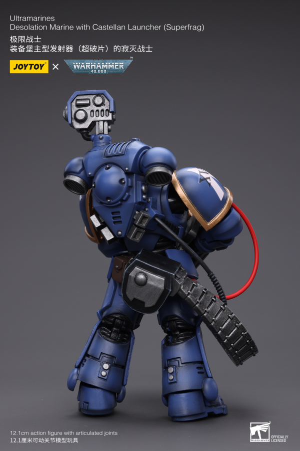 Joy Toy Ultramarines Desolation Marine with Castellan Launcher (Superfrag)(6973130378827)(6973130378827)