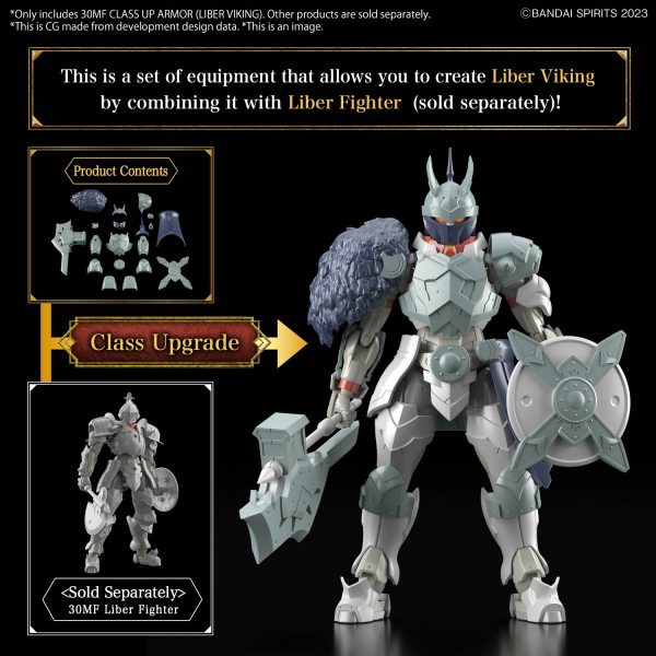 BANDAI Hobby 30MF CLASS UP ARMOR (LIBER VIKING) | 4573102674265