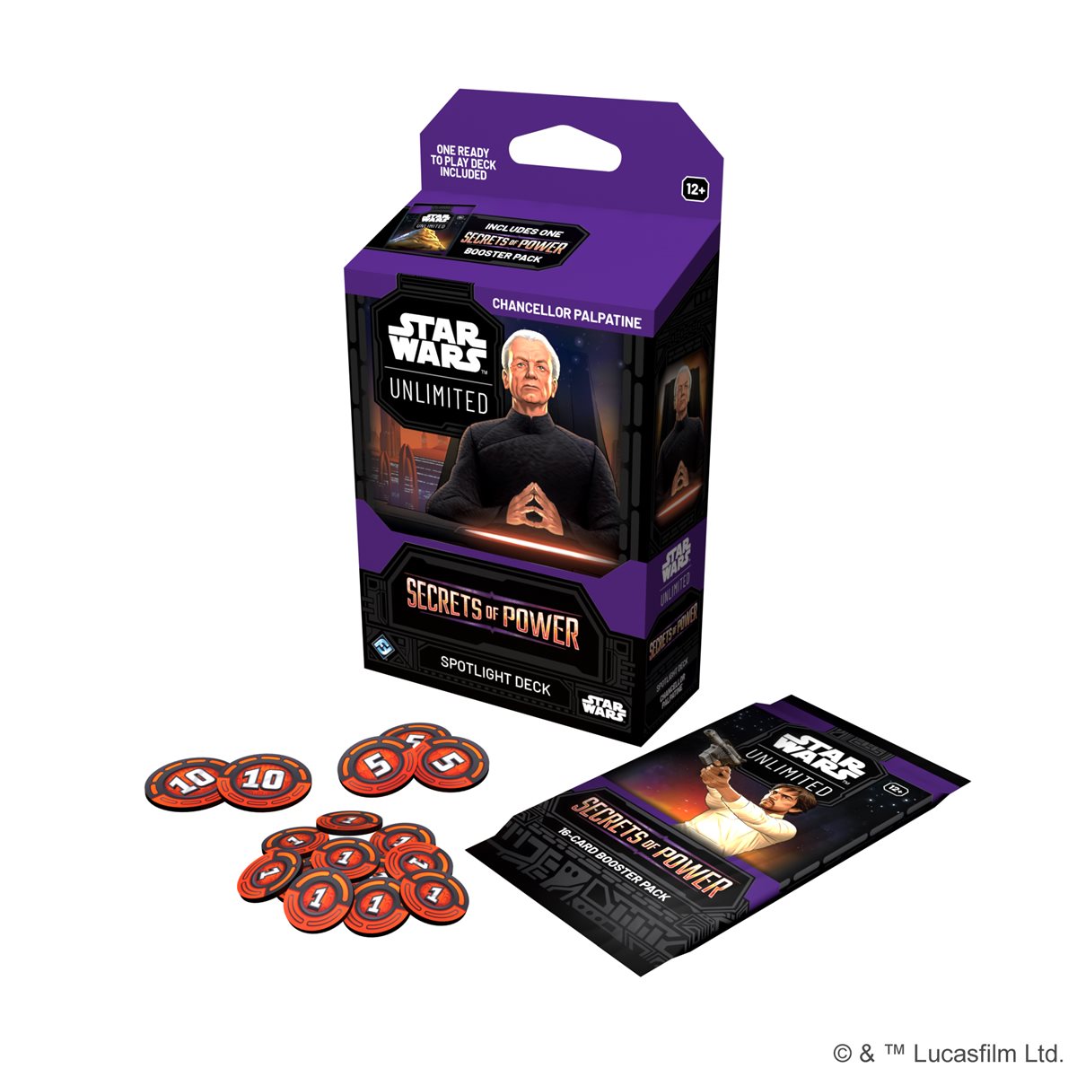 Star Wars: Unlimited - Secrets of Power Spotlight Deck Display (6 Decks)