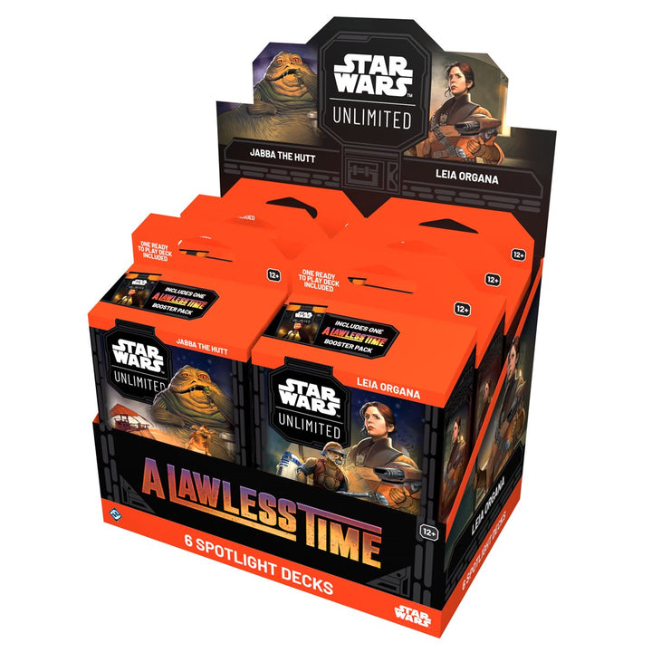 Star Wars: Unlimited - A Lawless Time Spotlight Deck Display (6 Decks)