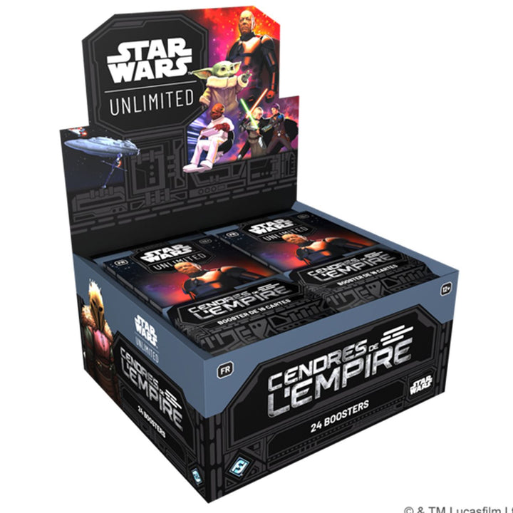 Star Wars: Unlimited - Ashes of the Empire (Cendres de l'Empire) Booster Display (24 Packs) - French Edition