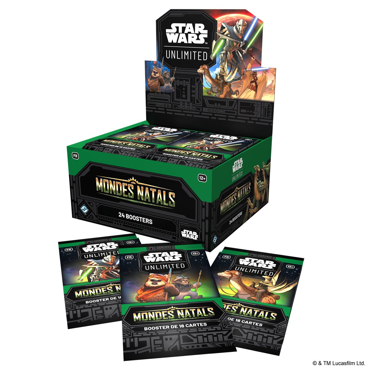 Star Wars: Unlimited - Homeworlds Booster Display (24 Packs) - French Edition