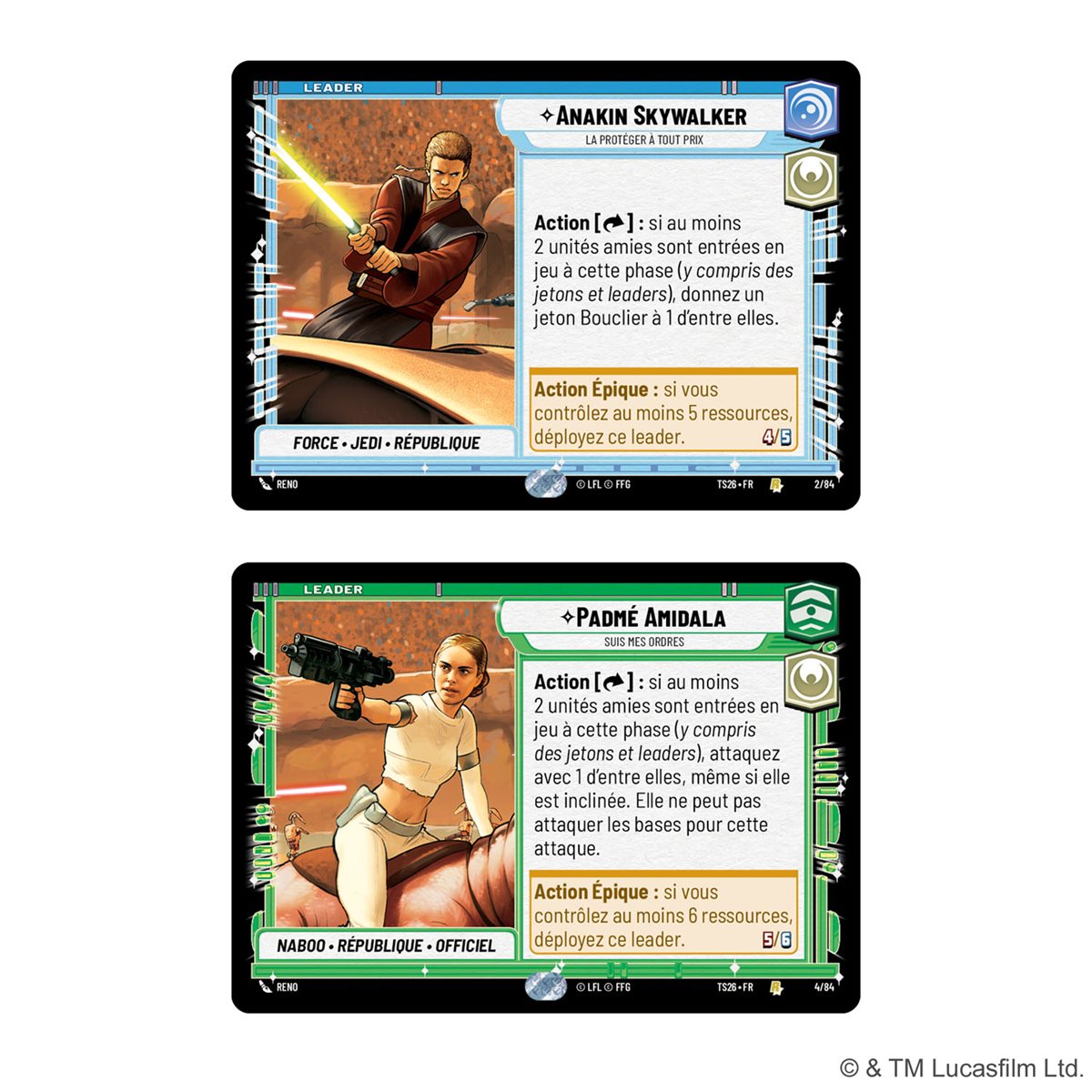 Star Wars: Unlimited - Twin Suns Deck Display 2026 (4 Decks) - French Edition
