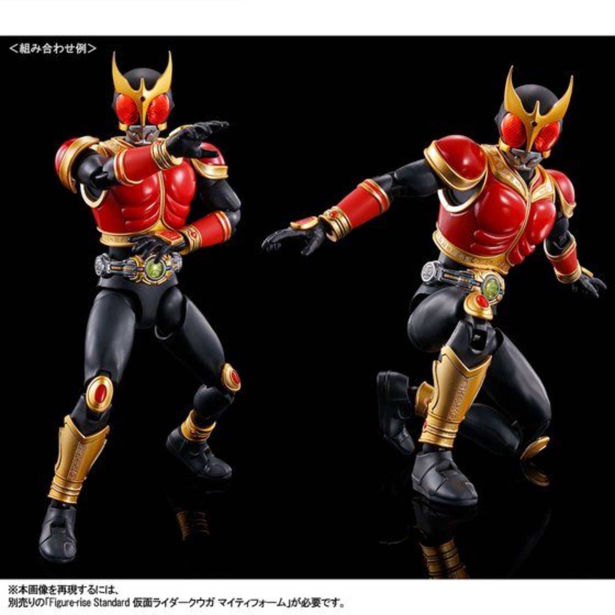 BANDAI Hobby Figure-rise Standard MASKED RIDER KUUGA AMAZING MIGHTY & RISINGMIGHTY Pars Set(4573102605405)