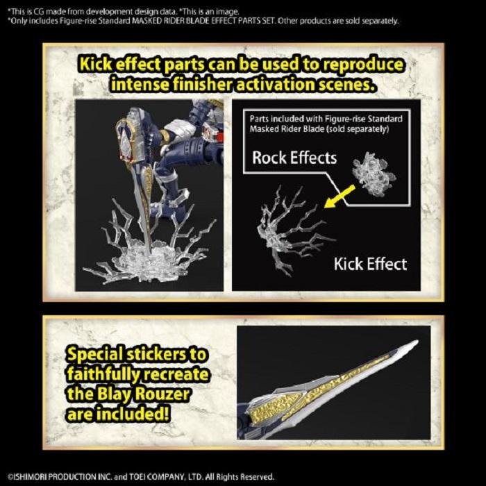 BANDAI Hobby Figure-rise Standard MASKED RIDER BLADE EFFECT PARTS SET(4573102642479)