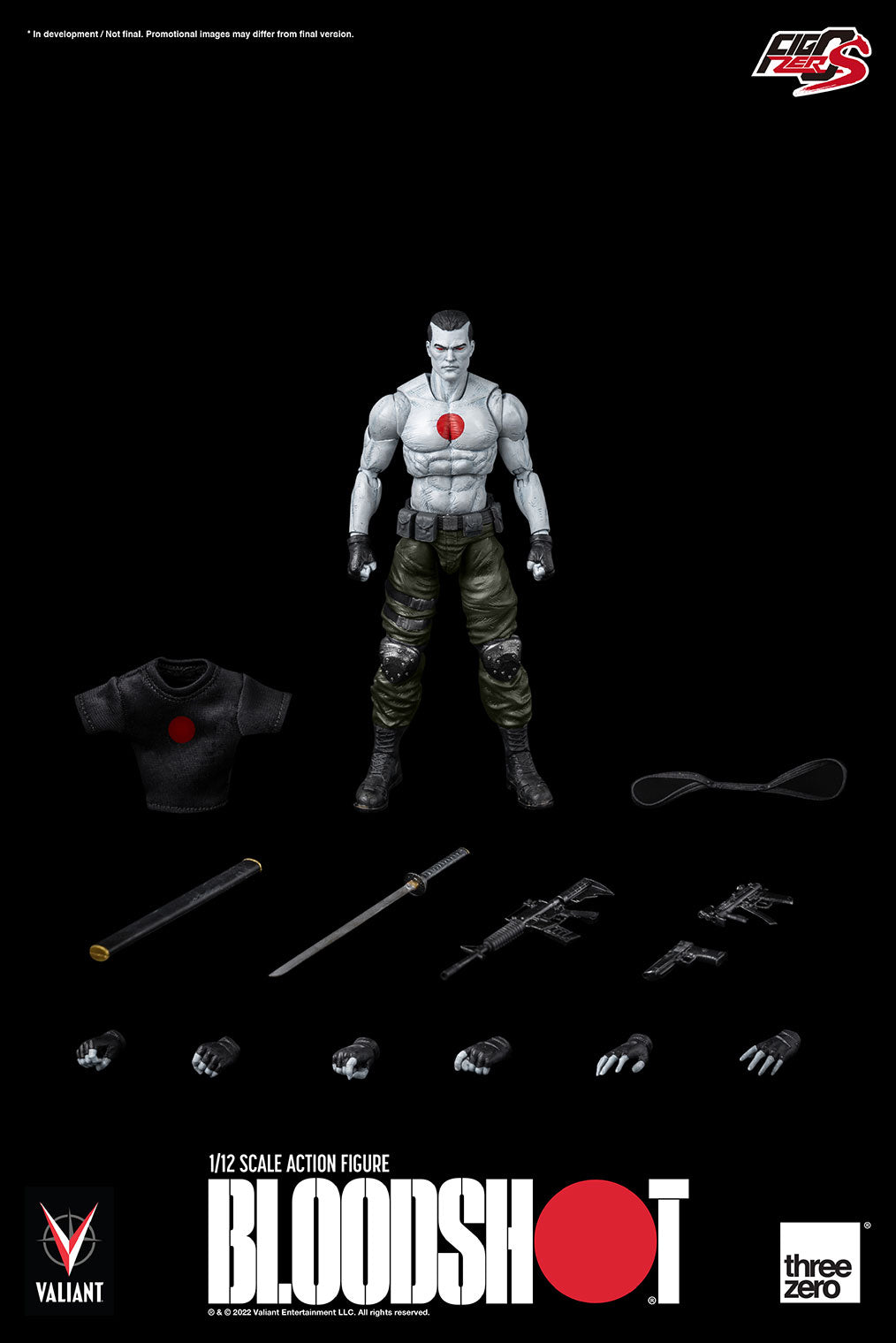 threezero VALIANT - FigZero S 1/12 Bloodshot | 04895250801998