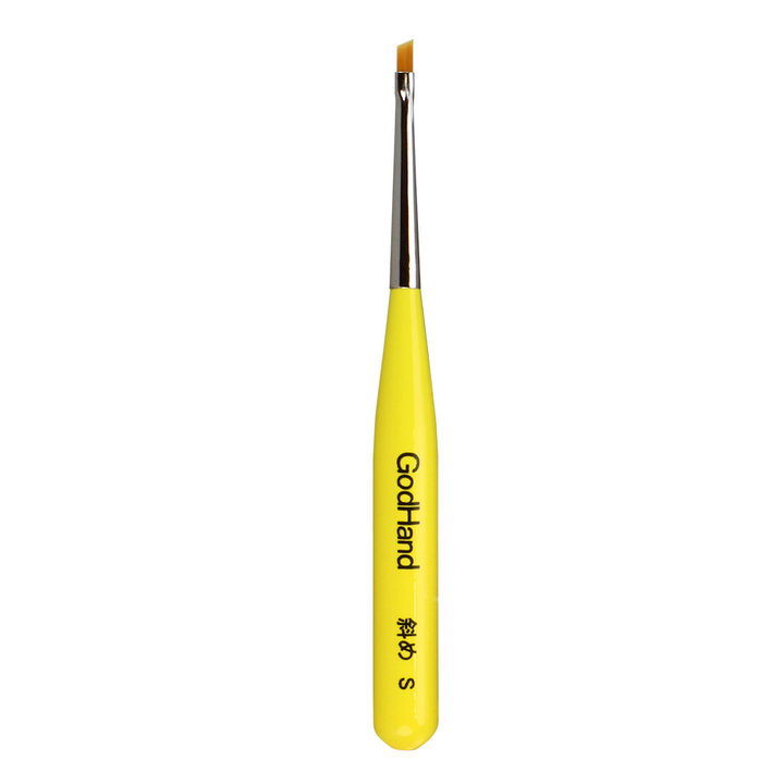GodHand GodHand - Brushwork ShortGrip Oblique Brush S | 4562349874392