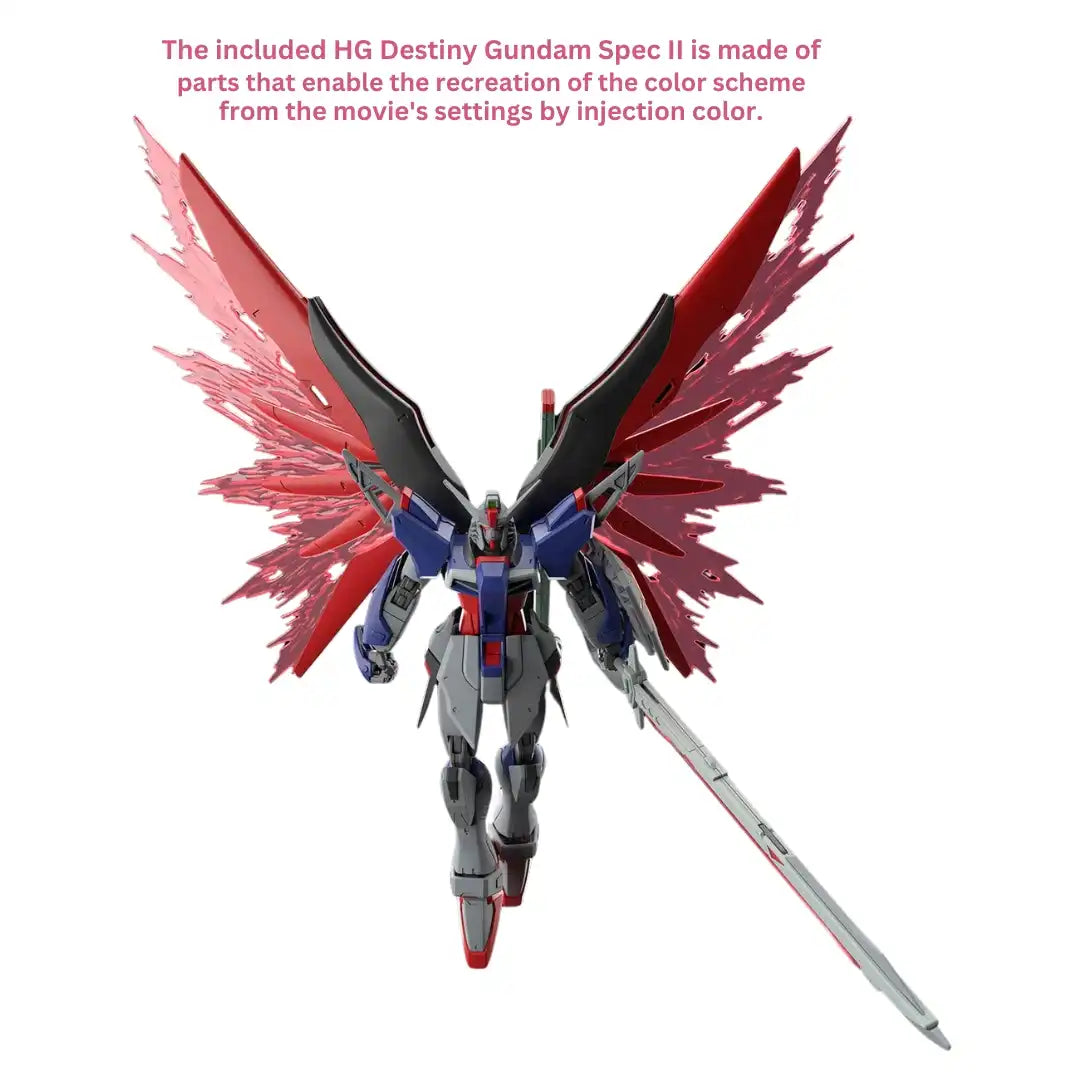 HG 1/144 DESTINY GUNDAM SpecⅡ&ZEUS SILHOUETTE | 4573102674289