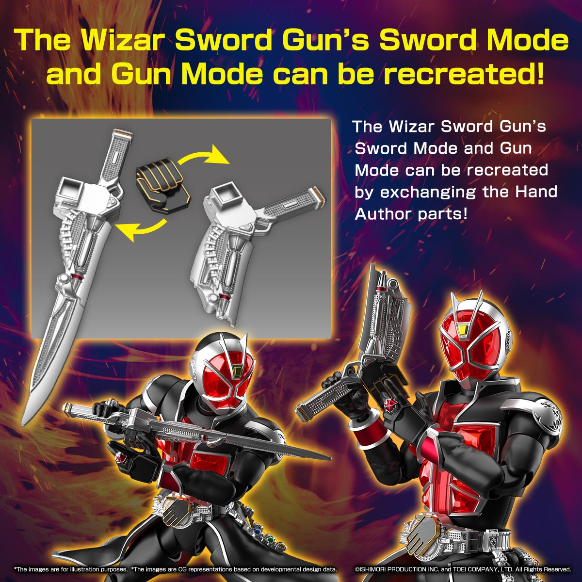 BANDAI Hobby Figure-rise Standard KAMEN RIDER WIZARD FLAME STYLE