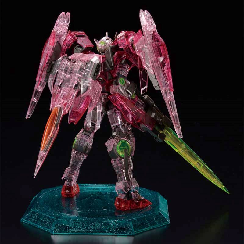 P-Bandai RG 1/144 The Gundam Base Limited 00-Raiser [Trans-Am Clear]