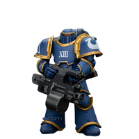 JOYTOY Ultramarines Legion MKIII Tactical Support Squad Legionary with Heavy Bolter | 6927054400119