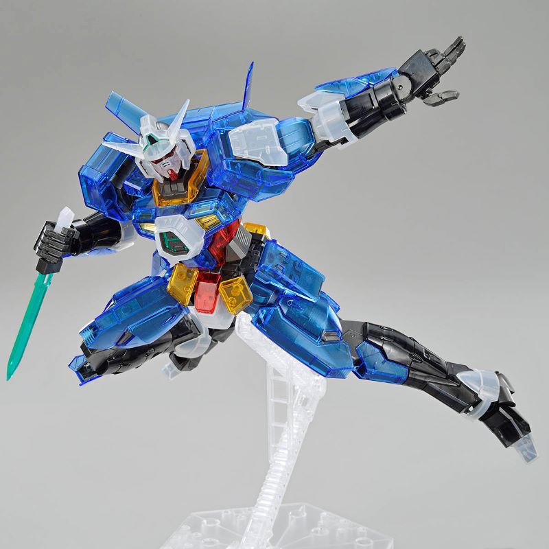P-Bandai MG 1/100 The Gundam Base Limited Gundam AGE-1 Wear System Set [Clear Color]