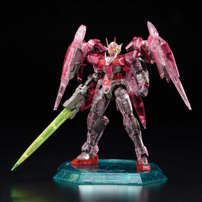 P-Bandai RG 1/144 The Gundam Base Limited 00-Raiser [Trans-Am Clear]
