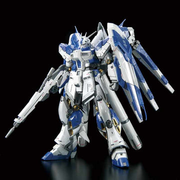 P-Bandai RG 1/144 The Gundam Base Limited Hi-Nu Gundam [Titanium Finish]