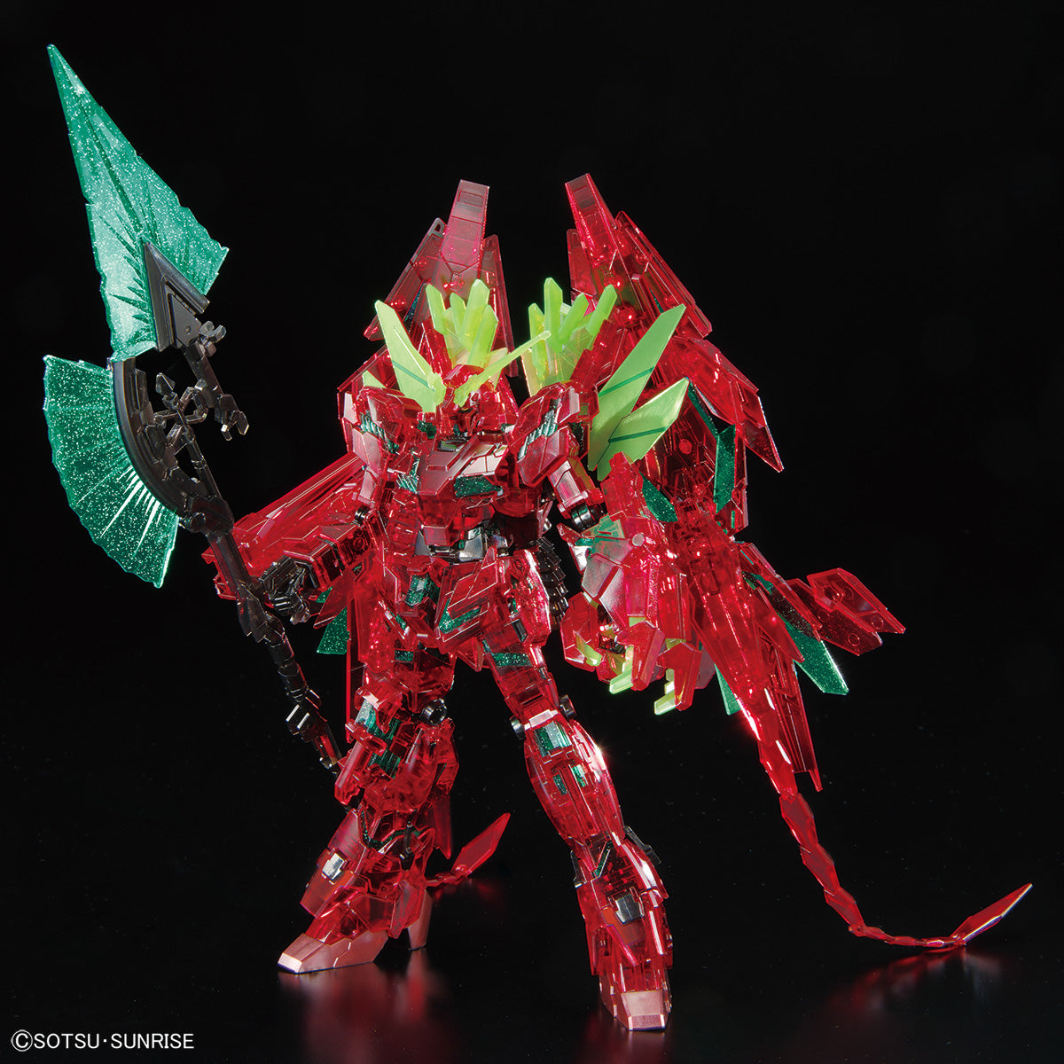 HG 1/144 The Gundam Base Fukuoka Limited Unicorn Gundam Perfectibility (Destroy Mode) (Final Battle Ver.) Ver.GSF [Clear Color]