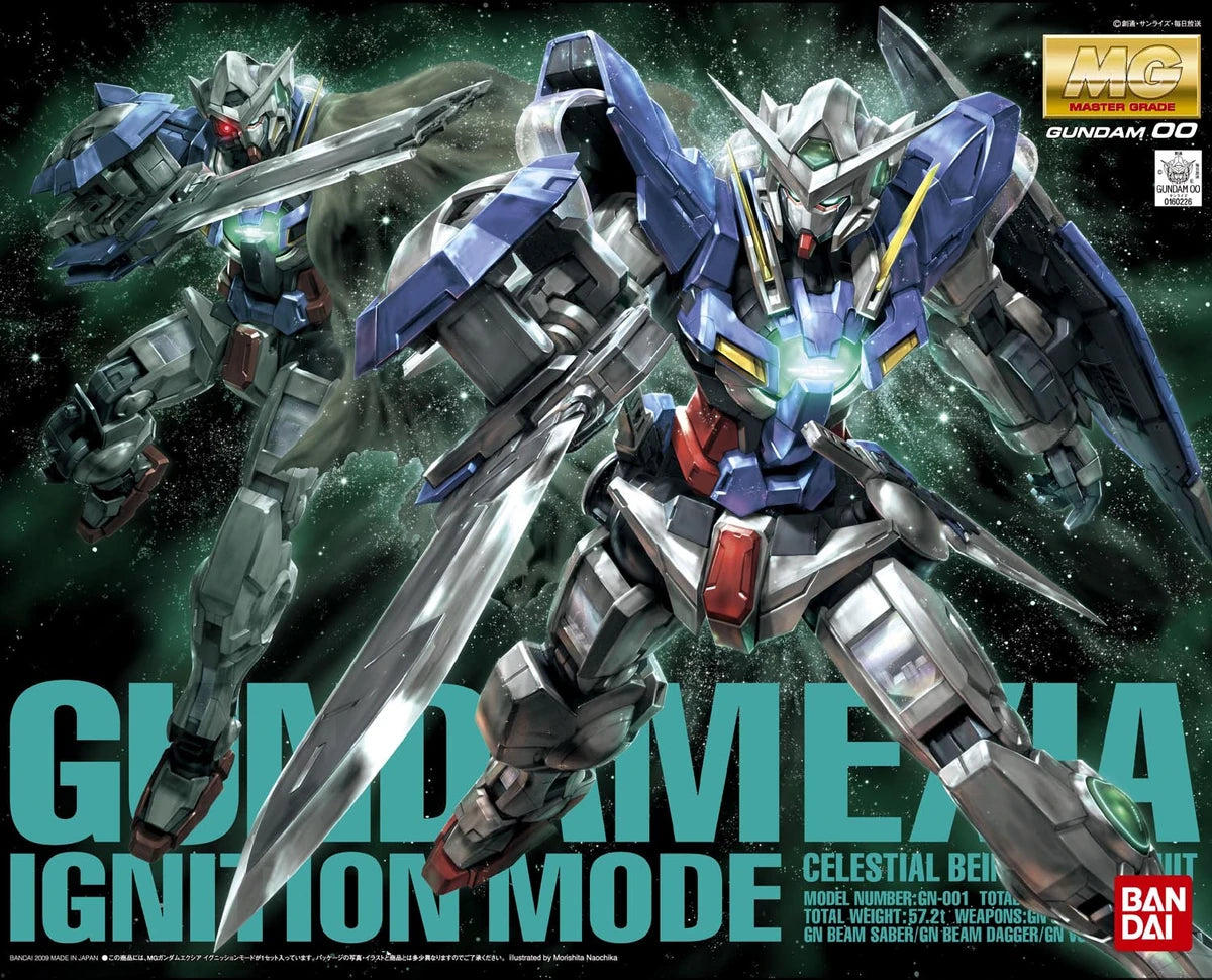 Bandai Gundam Exia (Ignition Mode) 'Gundam 00', Bandai MG - P-REX Hobby