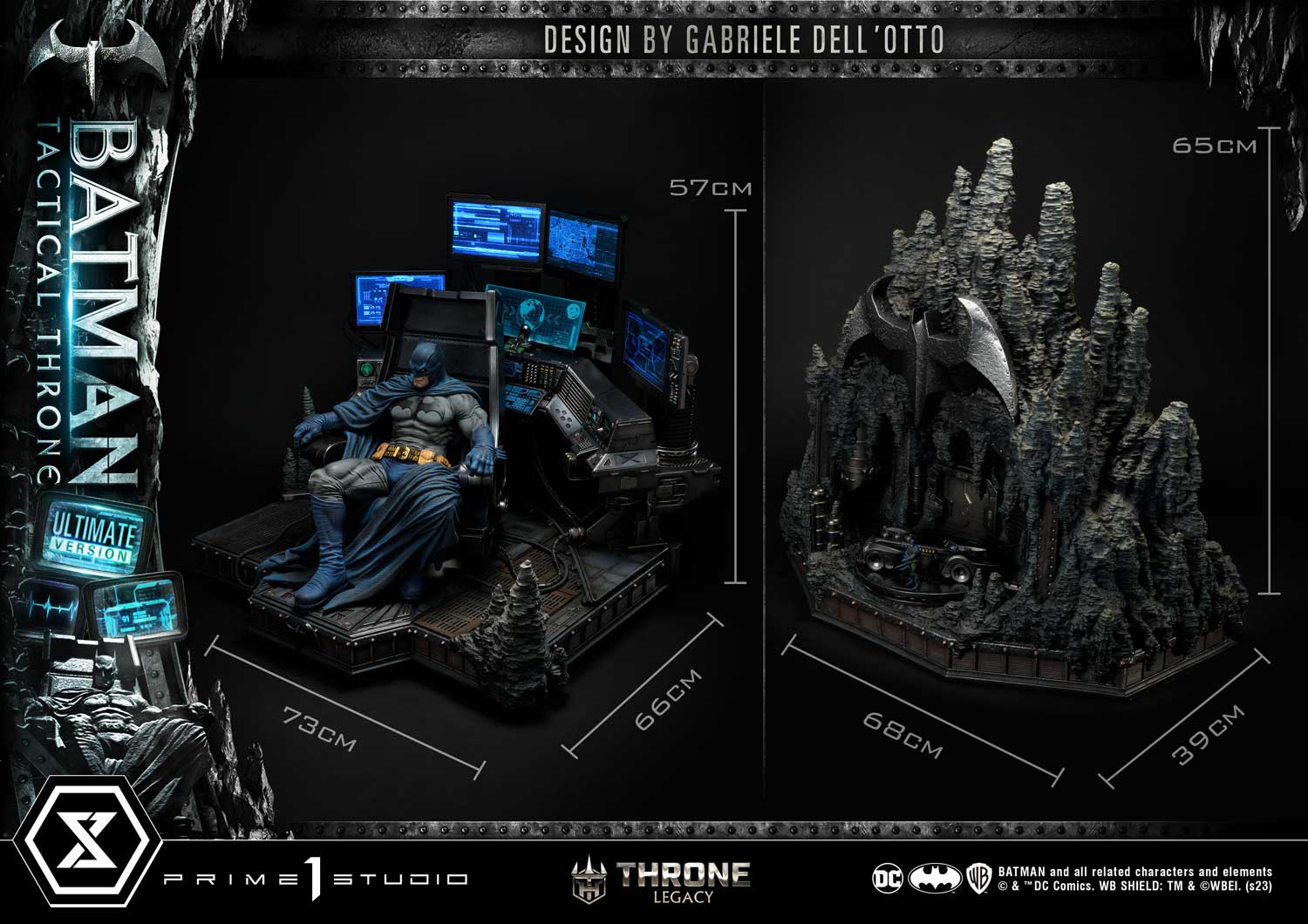 Throne Legacy Batman (Comics) Batman Tactical Throne "Design by Gabriele Dell'Otto" Ultimate Bonus Version