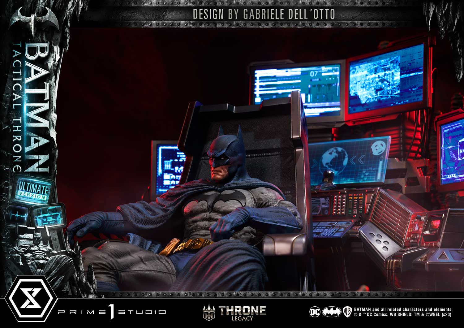 Throne Legacy Batman (Comics) Batman Tactical Throne "Design by Gabriele Dell'Otto" Ultimate Bonus Version