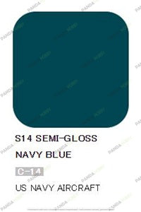 Mr Hobby Mr Color Spray - S14 Navy Blue (Semi-Gloss/Aircraft)(4973028928211)