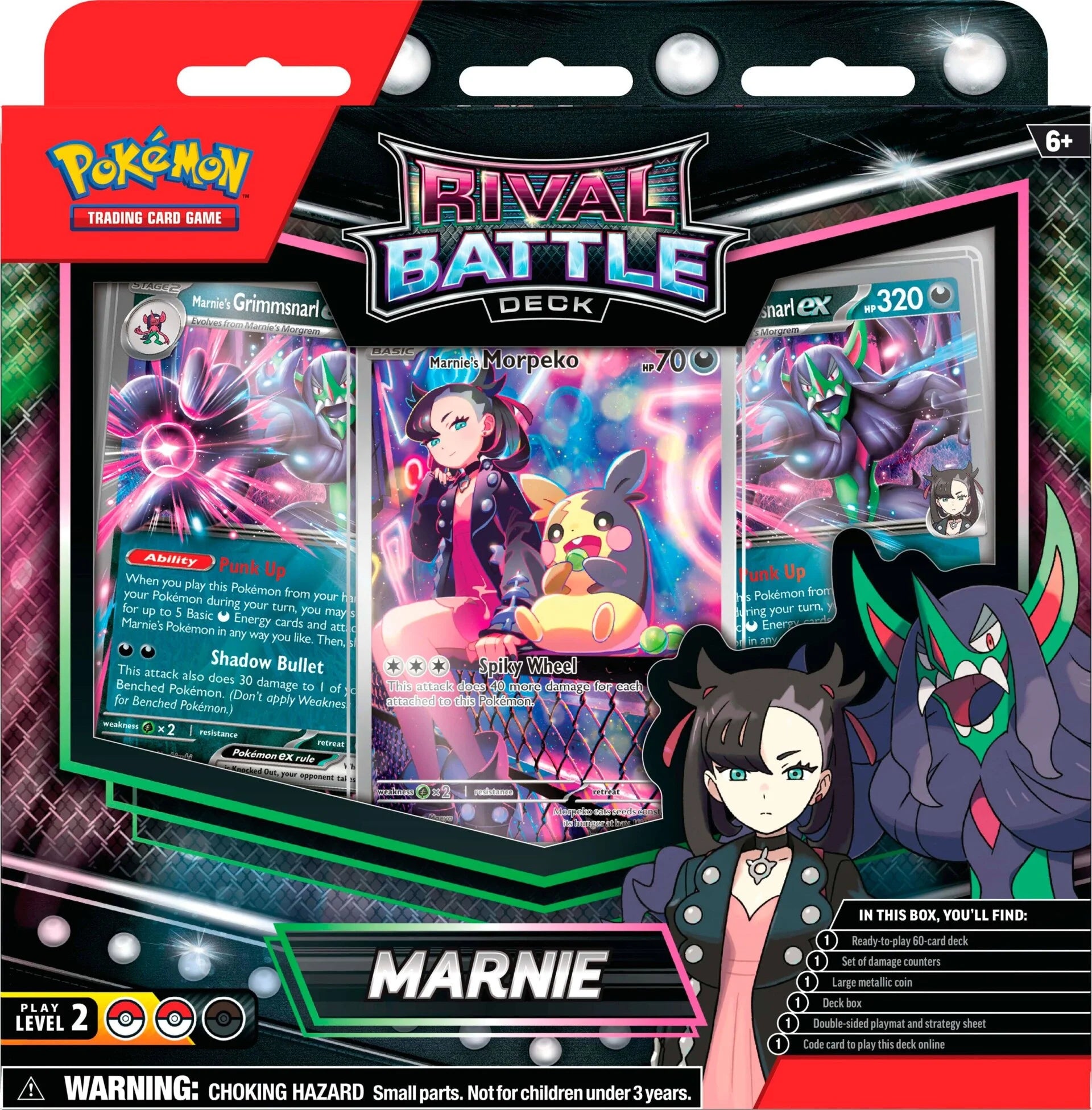 POKEMON RIVAL BATTLE DECKS MARNIE/STEVEN(196214111844)