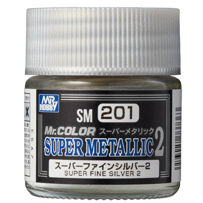 Mr Hobby Mr Color Super Metallic - SM201 Super Fine Silver 2 ...