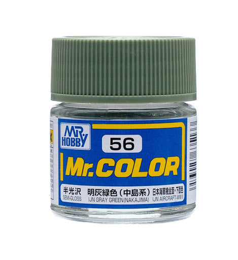 Mr Hobby Mr. Color 56 - LJN Gray Green (Semi-Gloss/Tank)