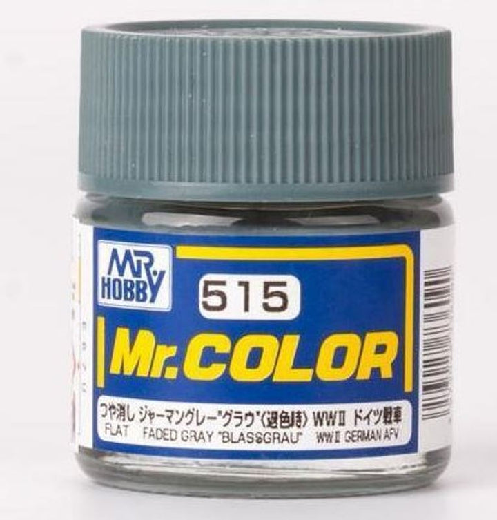 Mr Hobby C515 Faded Gray "Blassgrau" [for German tank WWII] | 4973028736090