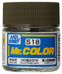 Mr Hobby C518 Olive Drab 2314 [Japan ground Self-Defense Force Vehicle] | 4973028736557