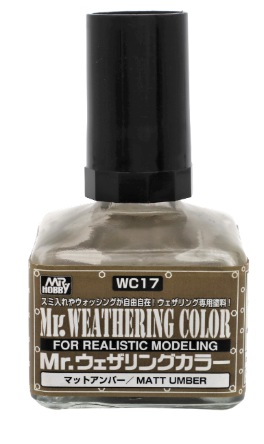 Mr Hobby Mr. Weathering Color - MATT UMBER (MR. WEATHERING COLOR) | 4973028505580