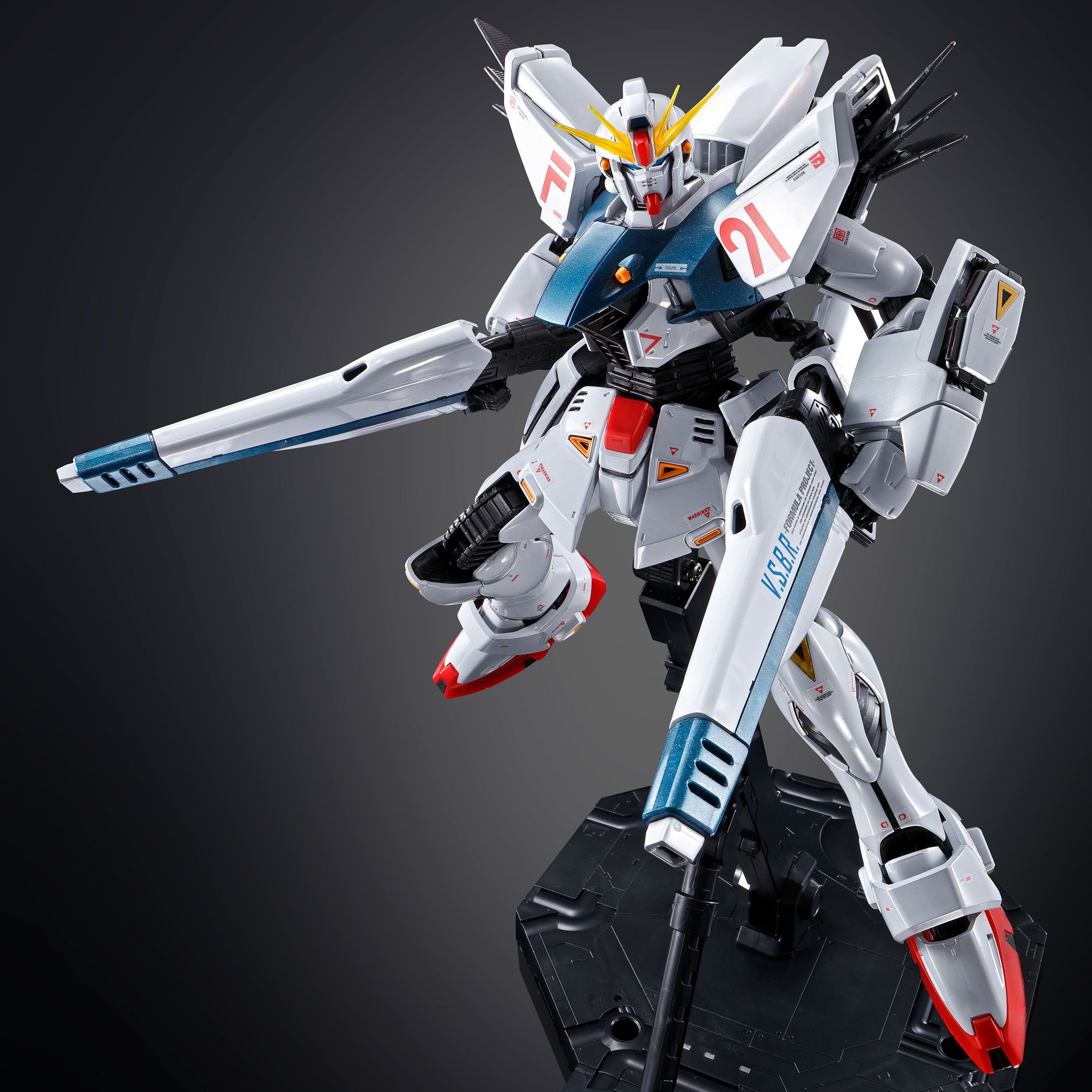 P-Bandai MG 1/100 Gundam F91 Ver.2.0 [Titanium Finish]