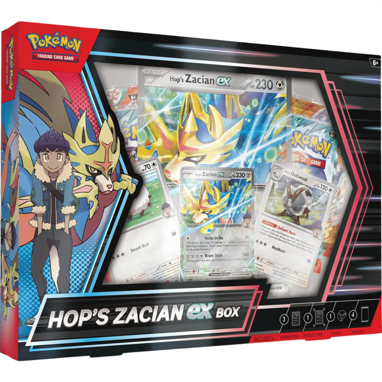 POKEMON FRENCH HOP’S ZACIAN EX BOX (6) | 196214106598