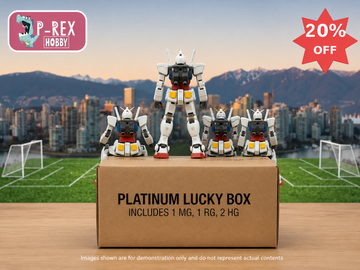 Platinum Gundam Lucky Box - 20% off badge