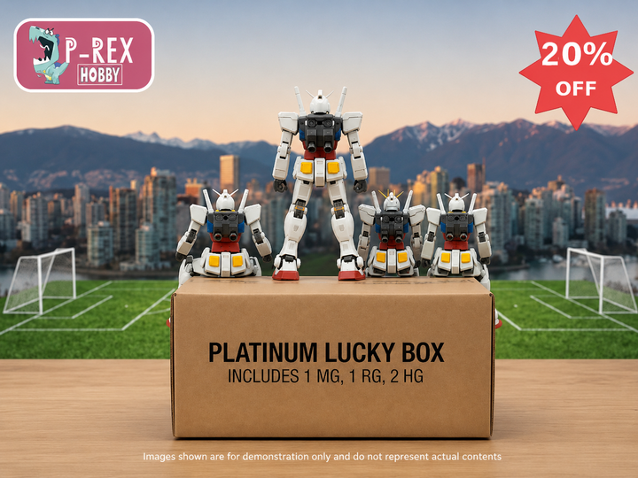 Platinum Gundam Lucky Box - 20% off badge