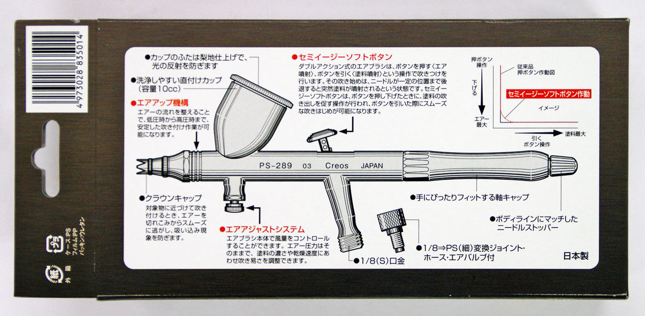 Mr Hobby Mr. Procon Boy - WA Platinum (0.3mm) w/ Air Up Systetm