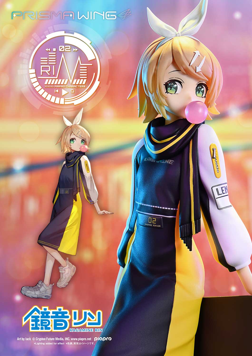 PRISMA WING Piapro Characters Kagamine Rin "Art by lack" 1/7 Scale Pre-Painted Figure