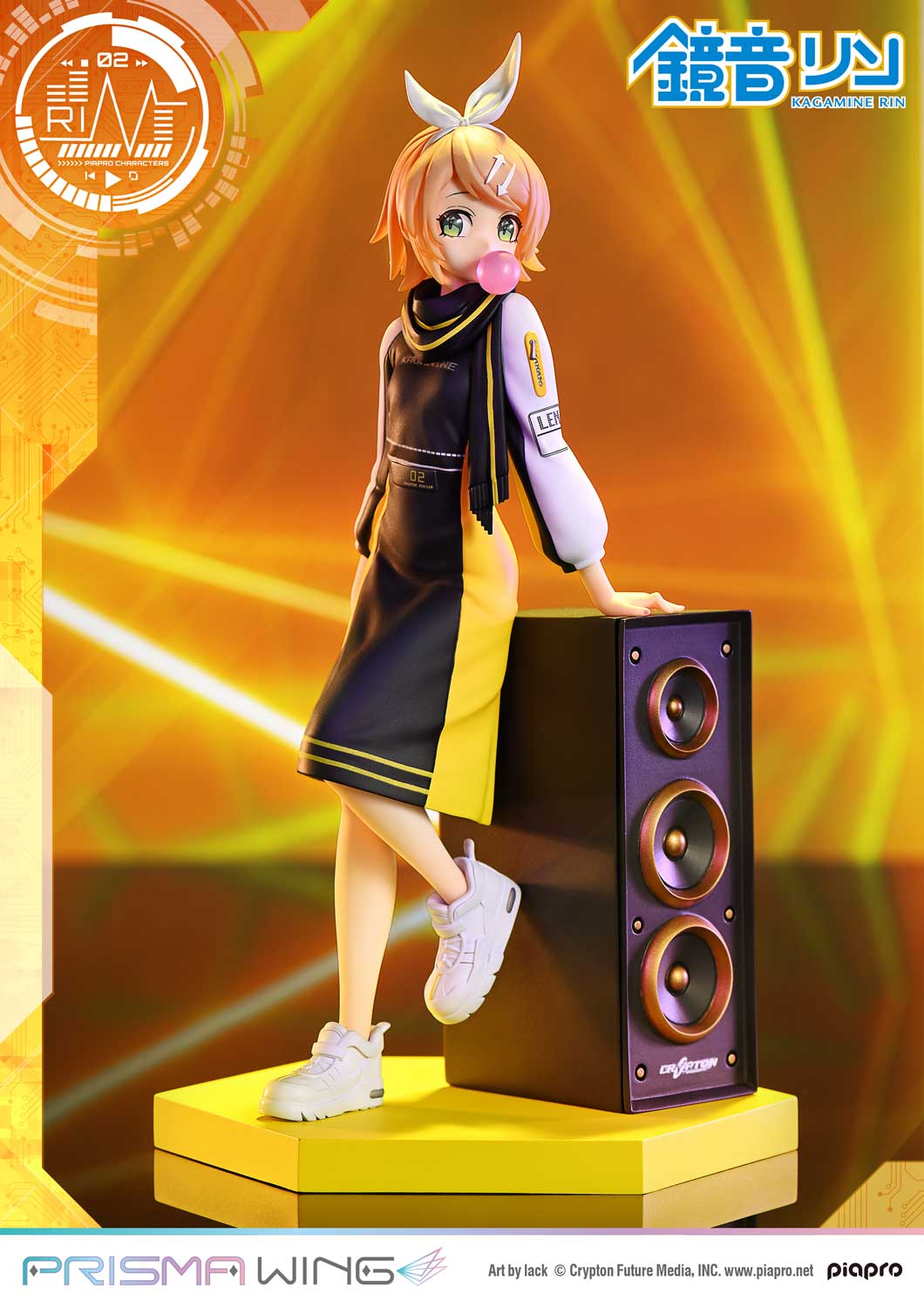 PRISMA WING Piapro Characters Kagamine Rin "Art by lack" 1/7 Scale Pre-Painted Figure