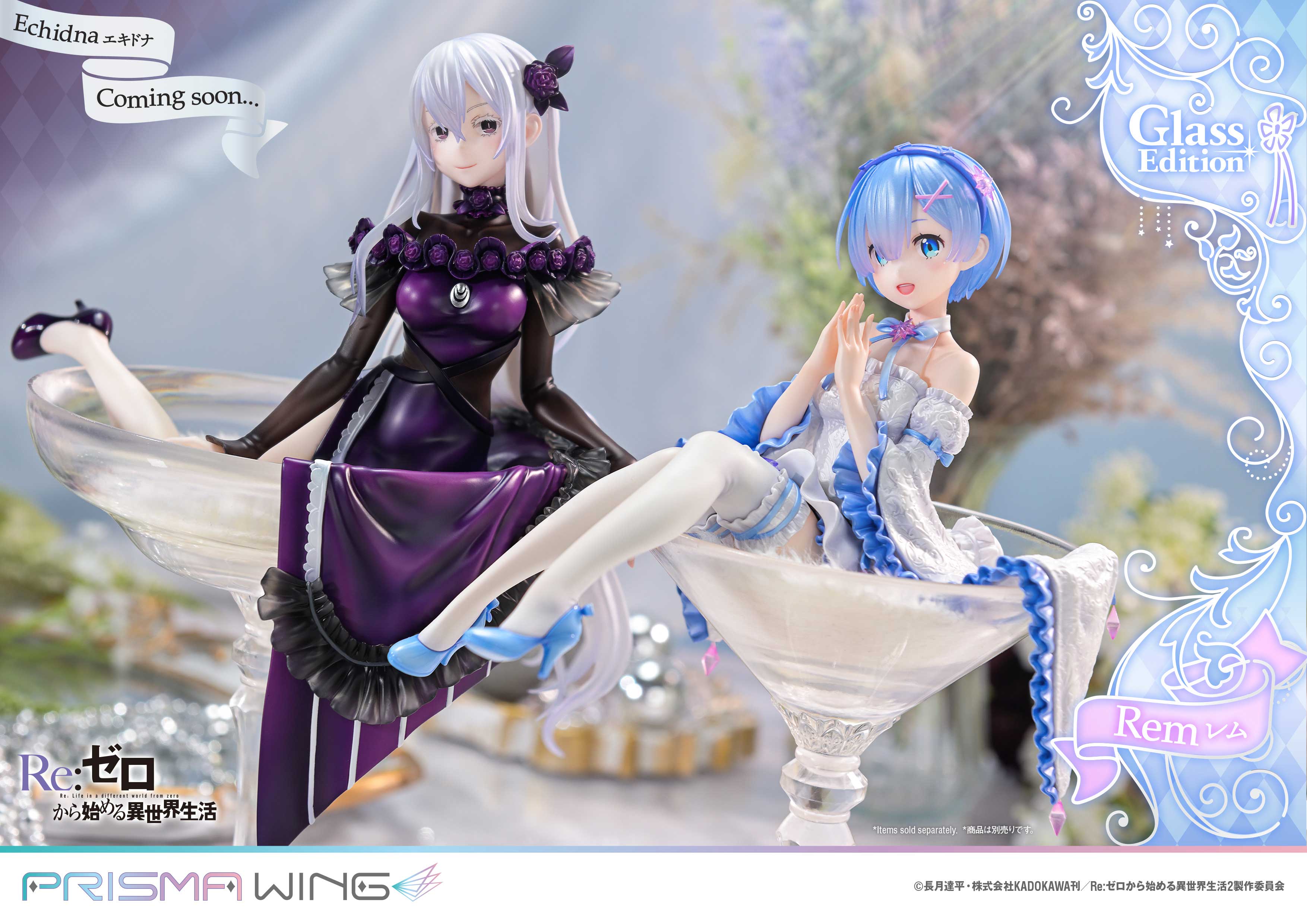 PRISMA WING Re:ZERO -Starting Life in Another World- Rem Glass Edition 1/7 Scale Pre-Painted Figure