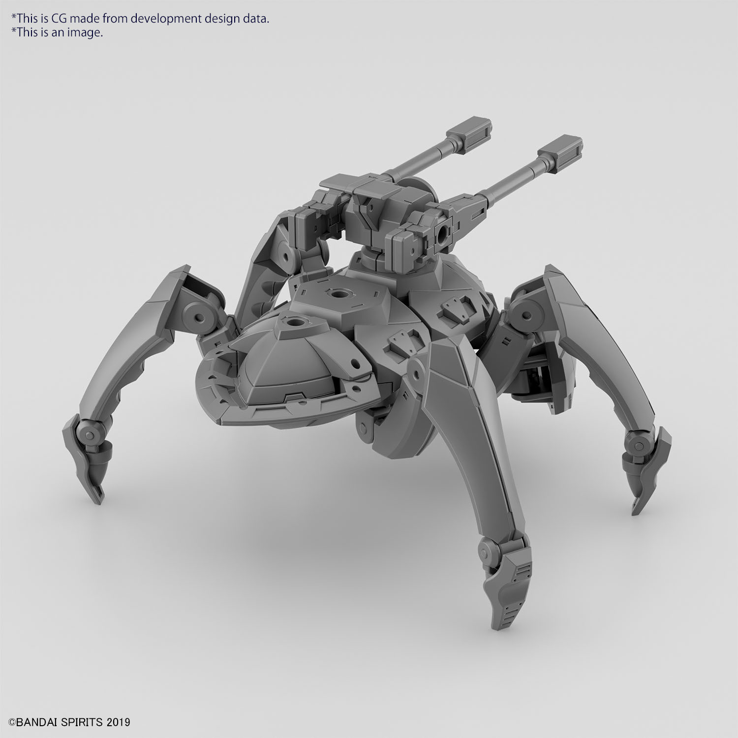 BANDAI Hobby 30MM 1/144 Extended Armament Vehicle (MULTIPLE LEGS MECHA Ver.)