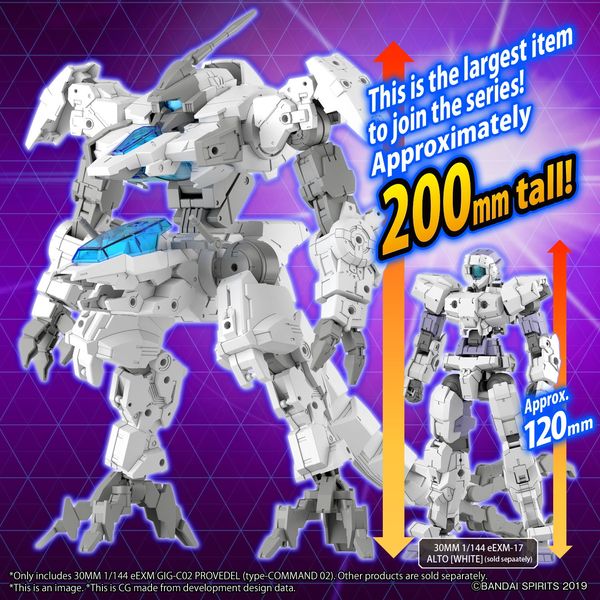 Bandai 30 Minute Missions 1/144 eEXM GIG-C02 PROVEDEL (type-COMMAND 02)