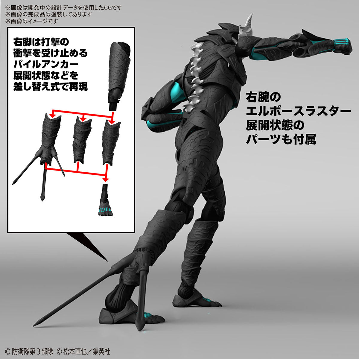 BANDAI Hobby Figure-rise Standard KAIJU NO. 8