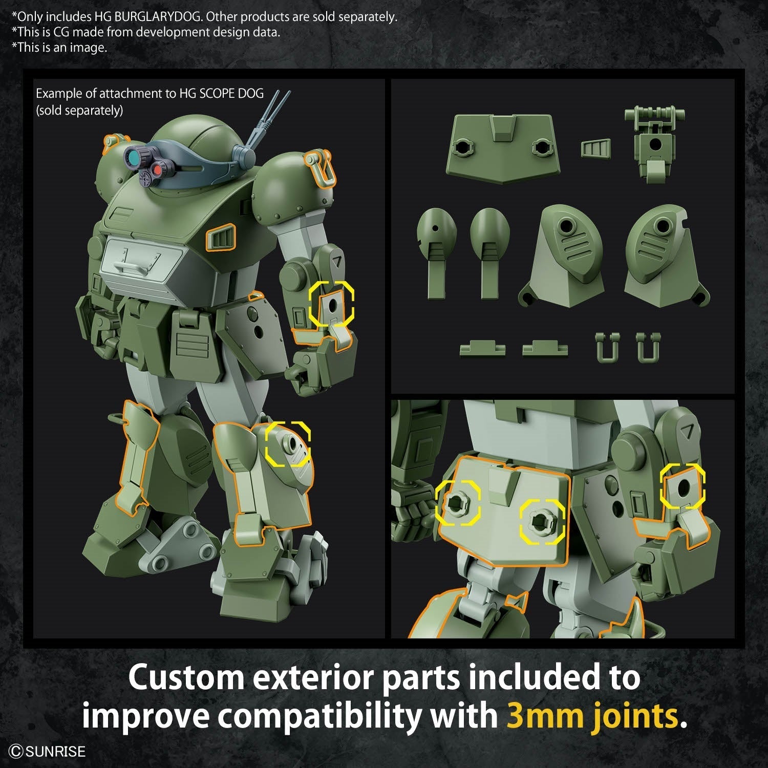 BANDAI Hobby HG BURGLARYDOG(4573102663801)