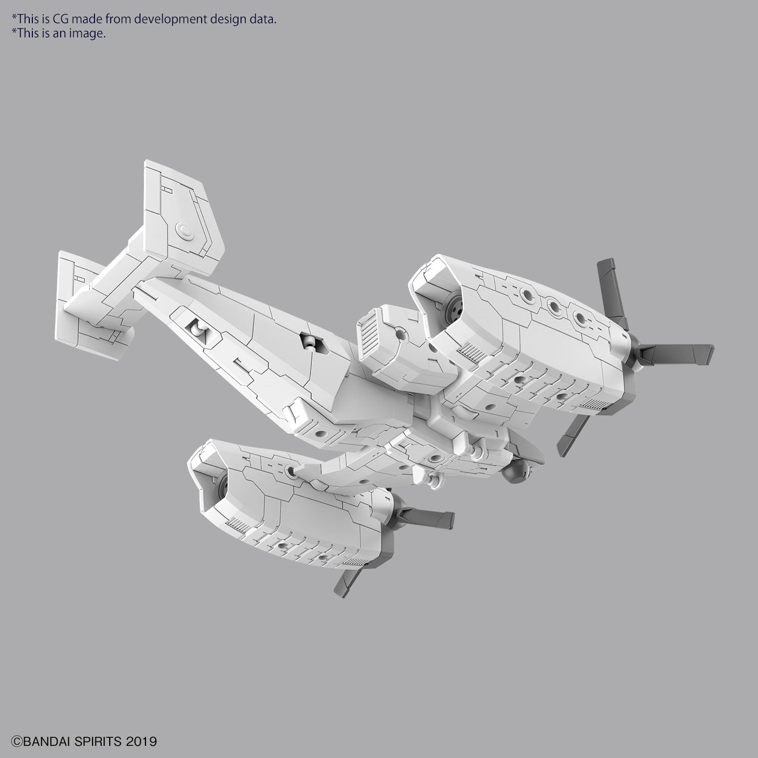 BANDAI Hobby 30MM 1/144 Extended Armament Vehicle (TILT ROTOR Ver.)